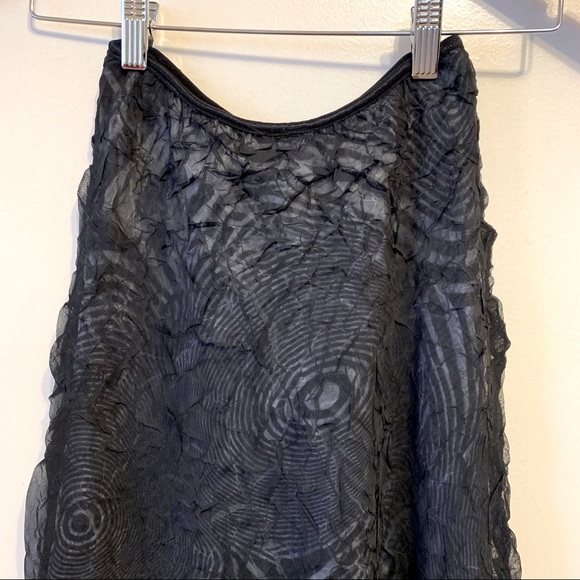 Komarov textured swirl pattern maxi skirt Small - Picture 6 of 9